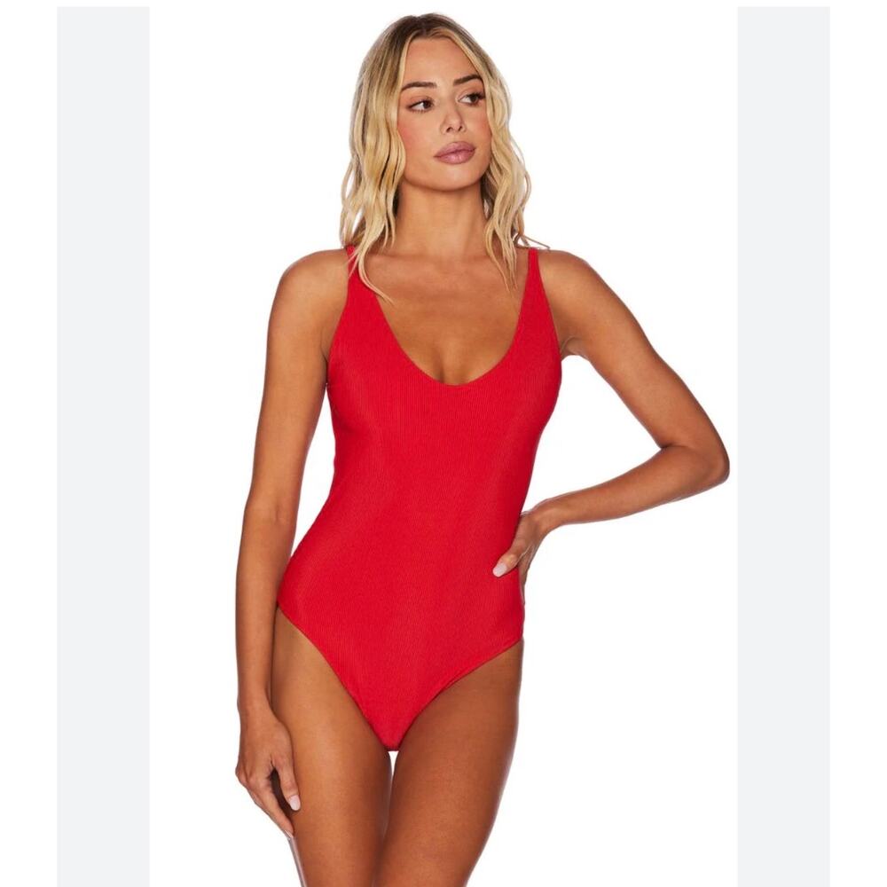 Beach Riot Red Reese One Piece